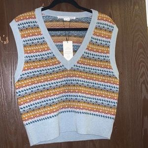 Veronica Beard NWT NEW Sweater Vest Helenka Medium